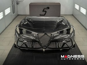 Alfa Romeo Giulia Quadrifoglio GTAm Conversion Kit by PariS'5 GaraGe - Complete Kit - Carbon Fiber Alfa Romeo Giulia Quadrifoglio GTAm Conversion Kit by PariS'5 GaraGe - Complete Kit - Carbon Fiber